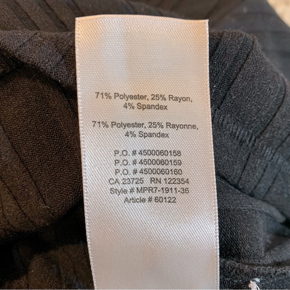 Wilfred Black Long Sleeved Ribbed Shirt Women’s Size Medium - Picture 6 of 7